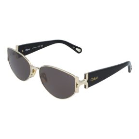 Óculos de sol Chloé CH0260S Dourados Redonda - 1