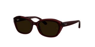 Óculos de sol Ray Ban Junior 0RJ9081S Rosa/Vermelho-Púrpura Quadrada - 1