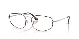 Óculos graduados Ray Ban 0RX6545 Castanho Retangular - 1