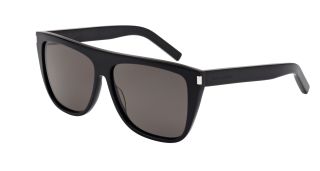 Óculos de sol Yves Saint Laurent SL 1 Preto Retangular