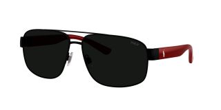 Óculos de sol Polo Ralph Lauren 0PH3156 Preto Aviador - 1