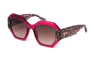 Óculos de sol Just Cavalli SJC100V Rosa/Vermelho-Púrpura Quadrada
