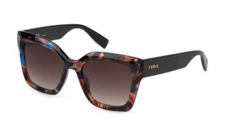 Óculos de sol Furla SFU810 Azul Quadrada