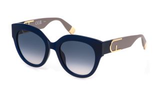 Óculos de sol Furla SFU813V Azul Quadrada