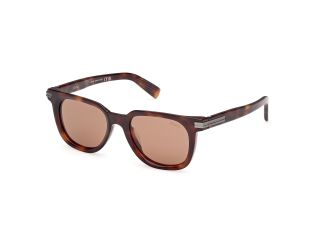 Óculos de sol Ermenegildo Zegna EZ0248 Castanho Quadrada - 1