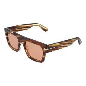 Óculos de sol Tom Ford FT0711 FAUSTO Castanho Quadrada - 1