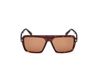 Óculos de sol Tom Ford FT1176 VINCENT Castanho Aviador - 2