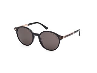 Óculos de sol Tom Ford FT1184 ARAKI Preto Redonda - 1