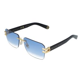Óculos de sol PHILIPP_PLEIN SPP086M PLEIN PLEASURE Dourados Quadrada - 1