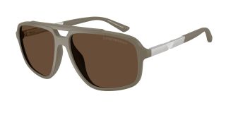 Óculos de sol Emporio Armani 0EA4236U Beige Aviador - 1