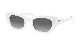 Óculos de sol Ray Ban 0RB4430 ZENA Branco Quadrada - 1