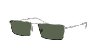 Óculos de sol Ray Ban 0RB3741 EMY Prateados Retangular - 1