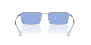 Óculos de sol Ray Ban 0RB3741 EMY Prateados Retangular