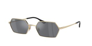 Óculos de sol Ray Ban 0RB3728 YEVI Dourados Retangular - 1