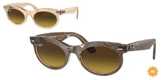 Óculos de sol Ray Ban WAYFARER OVAL 0RB2242 Castanho Tamanho: 53X22