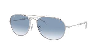 Óculos de sol Ray Ban 0RB3735 BAIN BRIDGE Prateados Retangular - 1