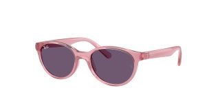 Óculos de sol Ray Ban Junior 0RJ9080S Rosa/Vermelho-Púrpura Quadrada - 1