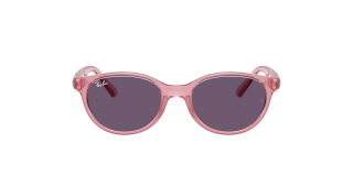 Óculos de sol Ray Ban Junior 0RJ9080S Rosa/Vermelho-Púrpura Quadrada - 2