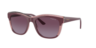 Óculos de sol Vogue 0VO5557S Lilás Retangular - 2