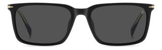 Óculos de sol David Beckham DB 1163/F/S Preto Retangular - 2