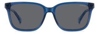Óculos de sol Polaroid Kids PLD 8063/S Azul Retangular - 2
