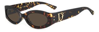 Óculos de sol Dsquared2 D2 0150/G/S Castanho Ovalada - 1