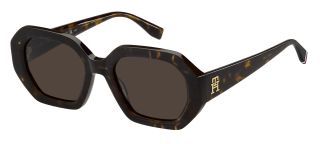 Óculos de sol Tommy Hilfiger TH 2155/S Castanho Retangular - 1