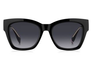 Óculos de sol Tommy Hilfiger TH 2156/S Preto Borboleta - 2