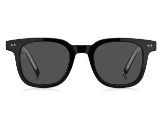 Óculos de sol Tommy Hilfiger TH 2126/S Preto Quadrada - 2