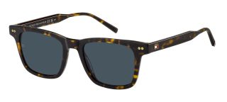 Óculos de sol Tommy Hilfiger TH 2127/S Castanho Retangular - 1