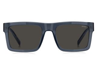Óculos de sol Hugo HG 1314/S Azul Retangular - 2