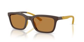 Óculos de sol Emporio Armani 0EA4249U Castanho Retangular - 1