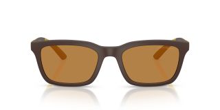 Óculos de sol Emporio Armani 0EA4249U Castanho Retangular - 2