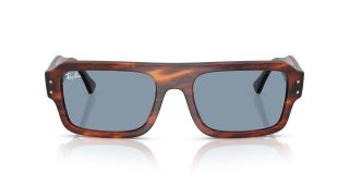Óculos de sol Ray Ban 0RB4454 LUKAS Castanho Retangular - 2