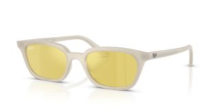 Óculos de sol Ray Ban 0RB4456 Branco Retangular - 1