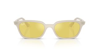 Óculos de sol Ray Ban 0RB4456 Branco Retangular - 2