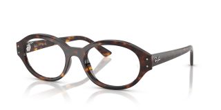 Óculos graduados Ray Ban 0RX7257 Castanho Ovalada - 1