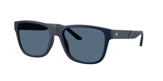 Óculos de sol Emporio Armani 0EA4243 Azul Quadrada - 1