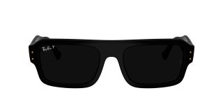 Óculos de sol Ray Ban 0RB4454 FLACKO Preto Retangular - 2