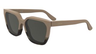 Óculos de sol Calvin Klein CK25500S Rosa/Vermelho-Púrpura Retangular - 1