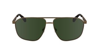Óculos de sol Calvin Klein CKJ24202S Dourados Retangular - 2