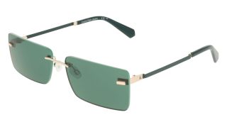 Óculos de sol Calvin Klein CKJ25206S Dourados Retangular - 1