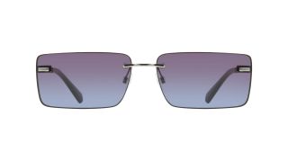 Óculos de sol Calvin Klein Jeans CKJ25206S Prateados Retangular - 2