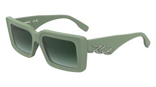 Óculos de sol Karl Lagerfeld KL6180S Verde Retangular - 1