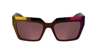 Óculos de sol Karl Lagerfeld KL6181S Grená Retangular - 2