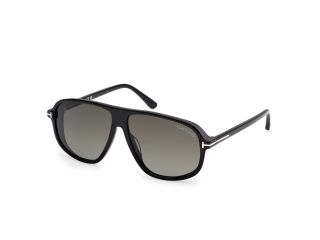 Óculos de sol Tom Ford FT1208 GUILLAUME Preto Aviador - 1
