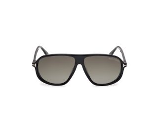 Óculos de sol Tom Ford FT1208 GUILLAUME Preto Aviador - 2
