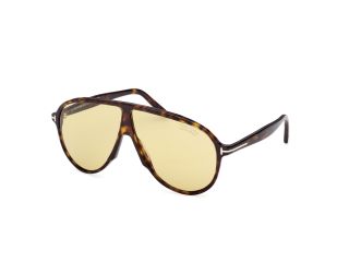 Óculos de sol Tom Ford FT1211 VLADIMIR Castanho Aviador - 1