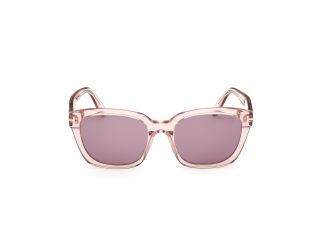 Óculos de sol Tom Ford FT1216 HAYLAY Rosa/Vermelho-Púrpura Quadrada - 2