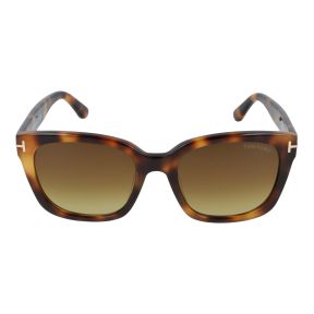 Óculos de sol Tom Ford FT1216 HAYLAY Castanho Quadrada - 2
